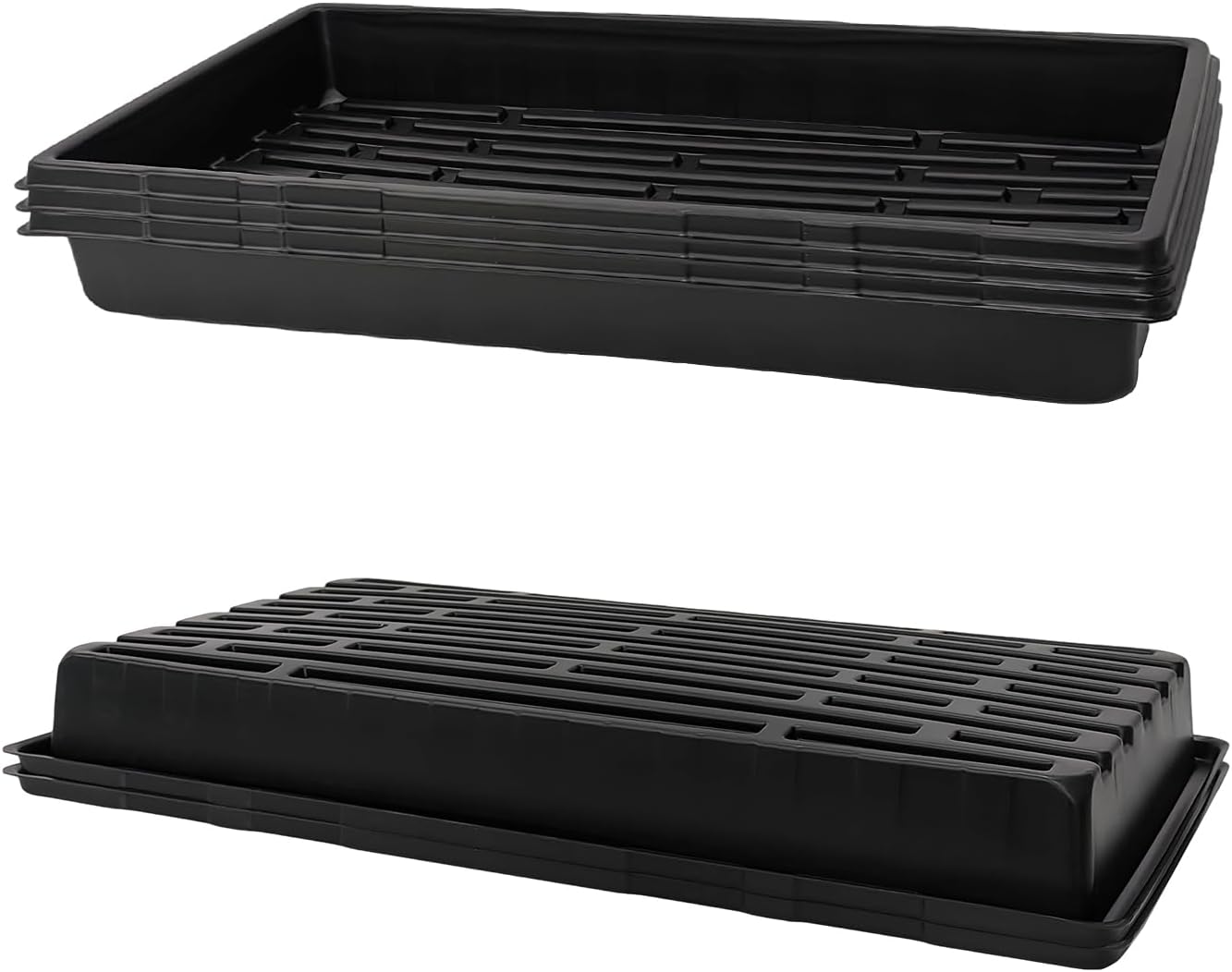 Nursery Trays, 5 Pack, 21.6"x11.2" – No Holes, Standard Size