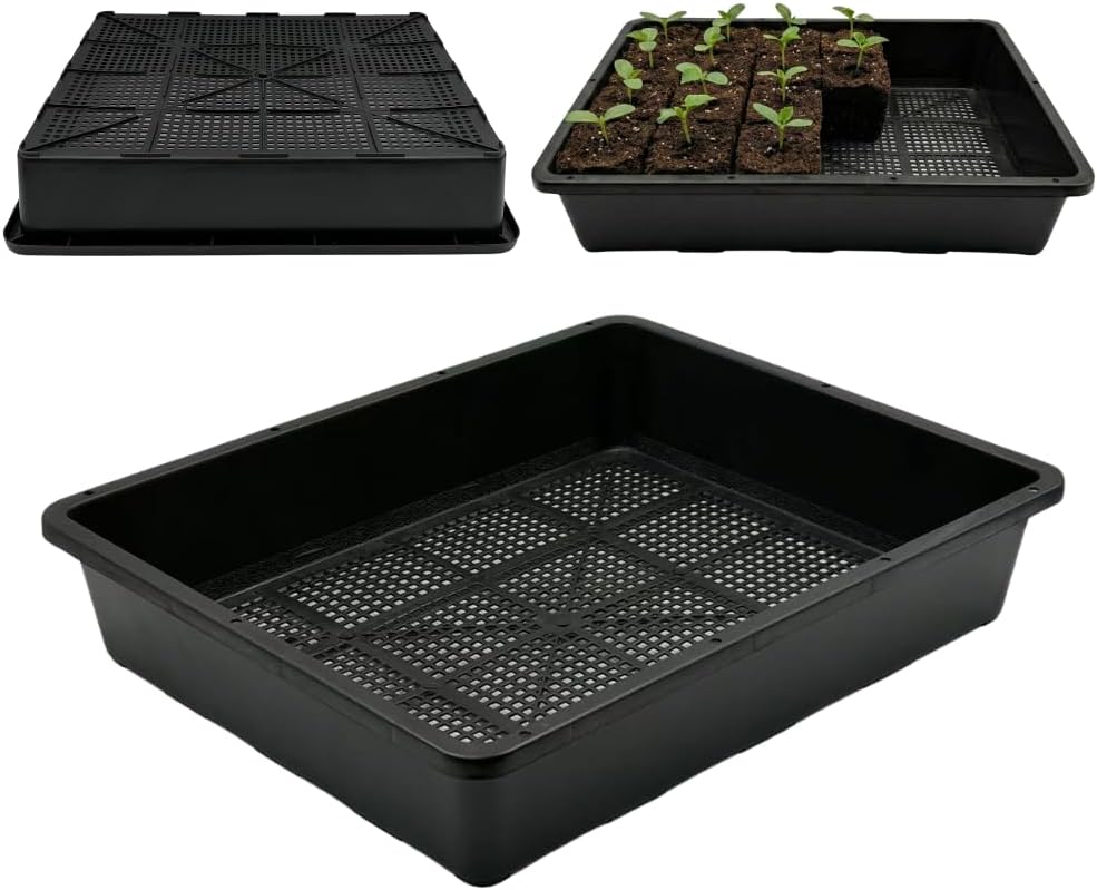 Soil Blocking Trays, 10 Pack, 15"x12" – Mesh Bottom Trays