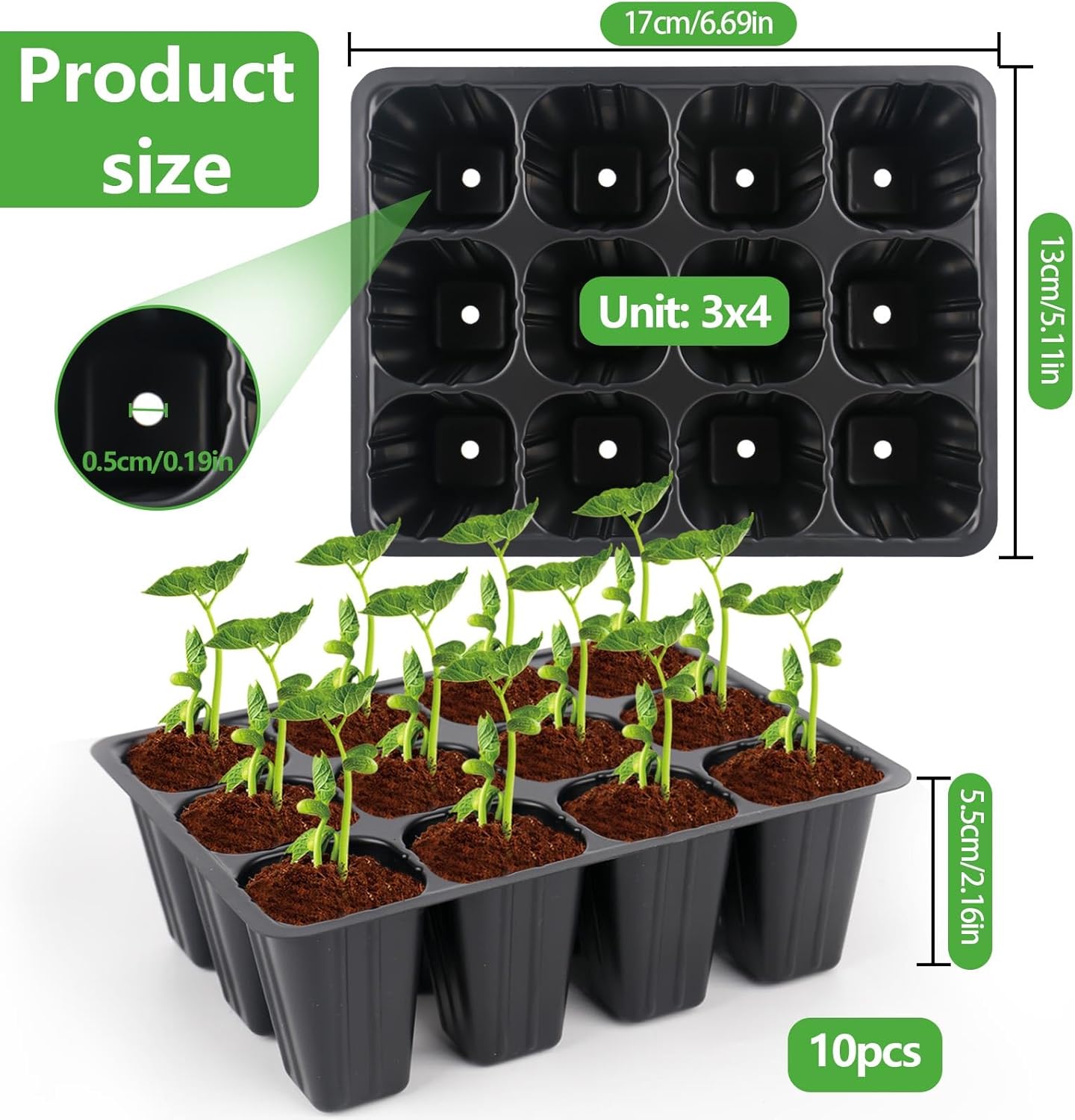 Seedling Starter Tray, 120 Cells – Reusable Propagator - Image 2