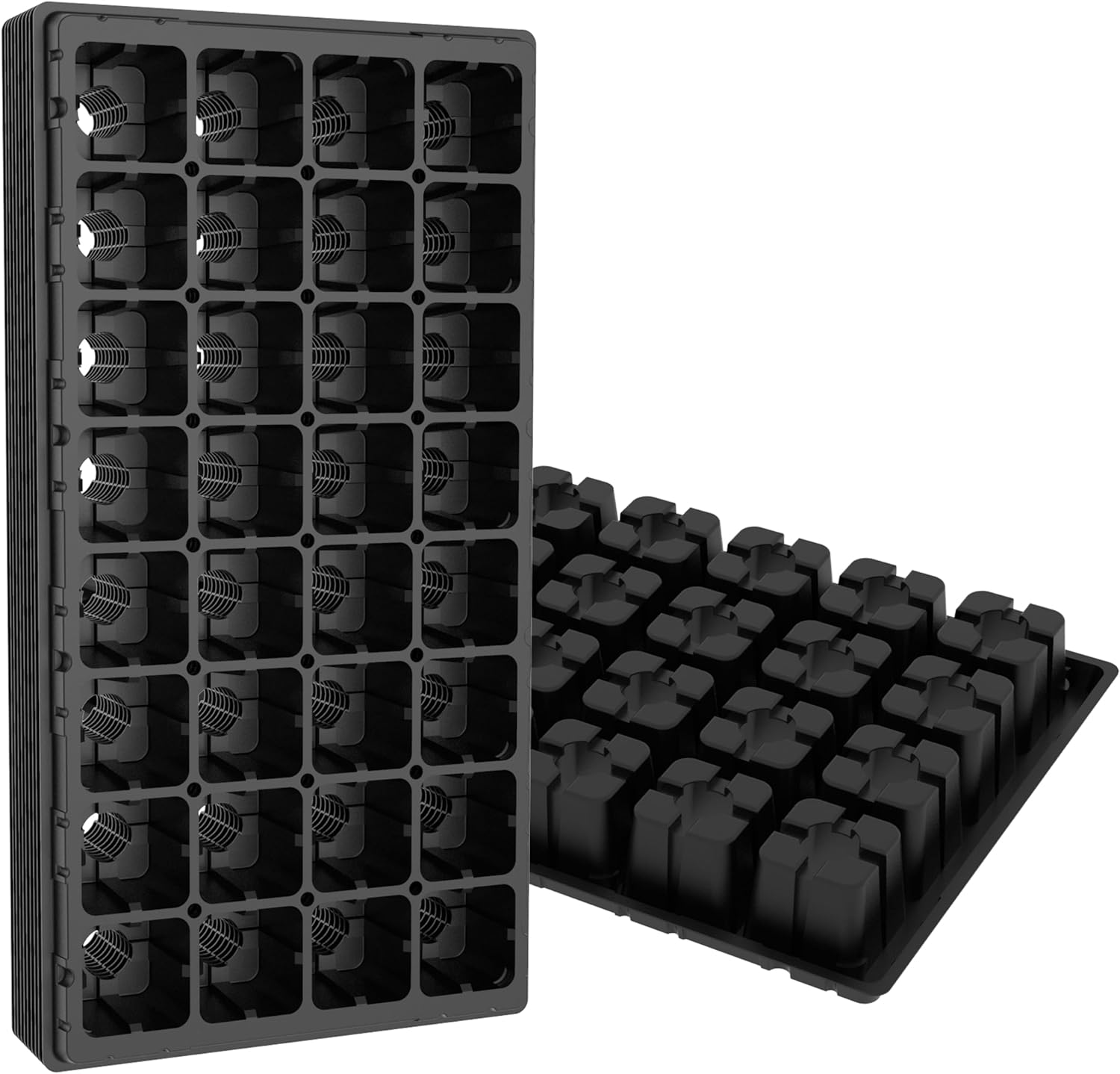 Seed Starter Tray, 10 Pack, 32 Cells – 2" Deep, Heavy Duty