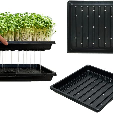 Nursery Tray, 1010 Size – With Drain Holes, 10.7"x10.7"x1.3"