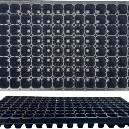 Seedling Nursery Trays, 10 Pack, 128 Cells Each – Thick Durable Plugs